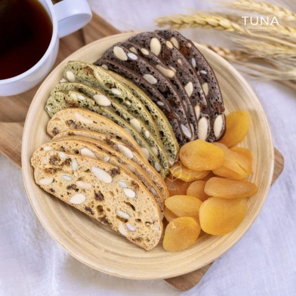 Bánh Biscotti Ăn Kiêng Nguyên Cám Không Đường by TUNA