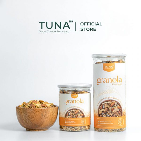 Granola Vị Dứa – Ăn Kiêng Không Đường by TUNA