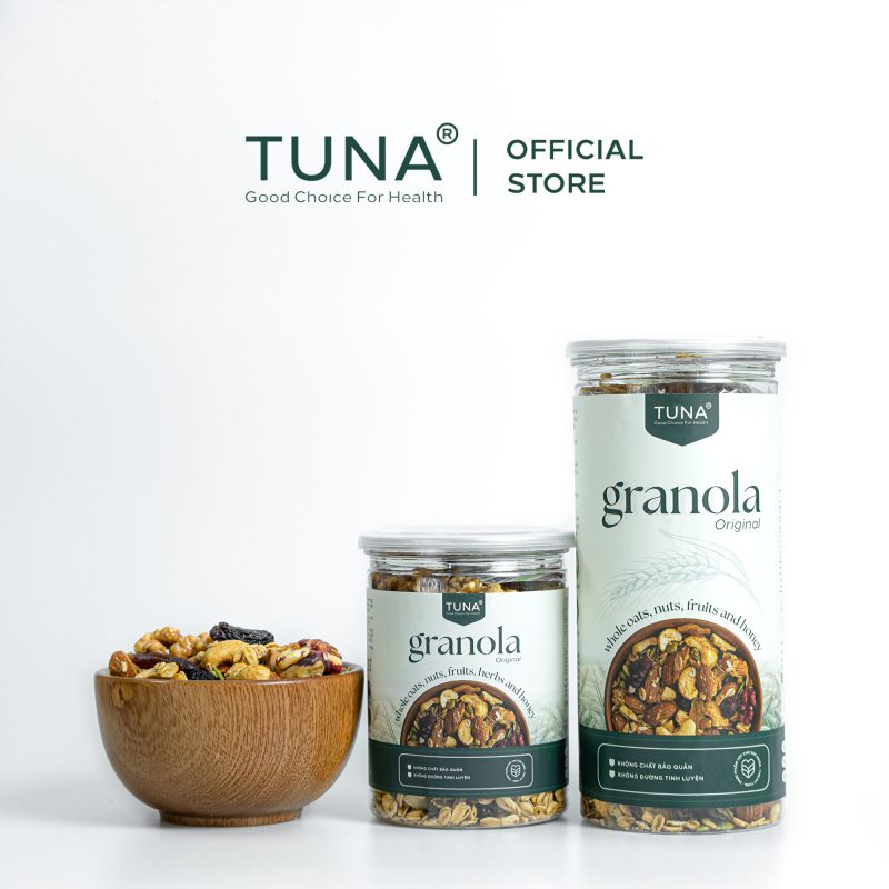 Granola Vị Truyền Thống – Ăn Kiêng Không Đường by TUNA